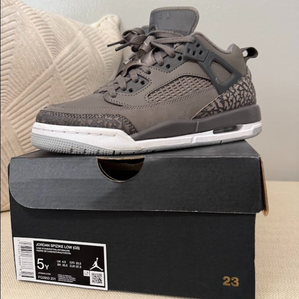 Big Kids' Spizike Low GS 'Cave Stone'